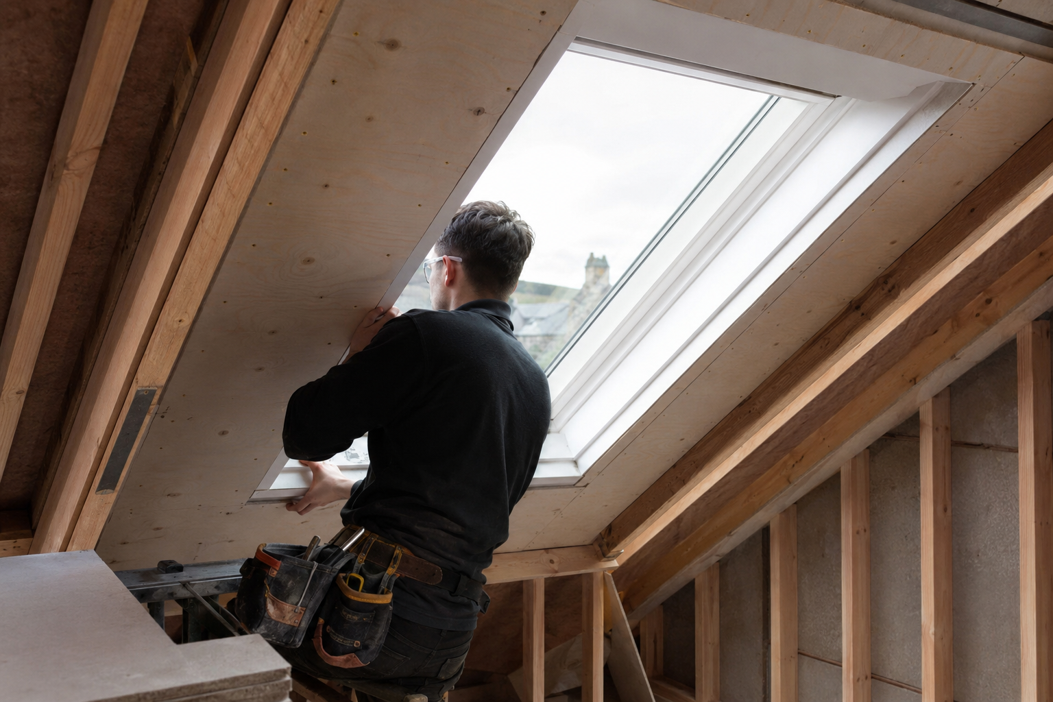 Velux / skylight installation project 1